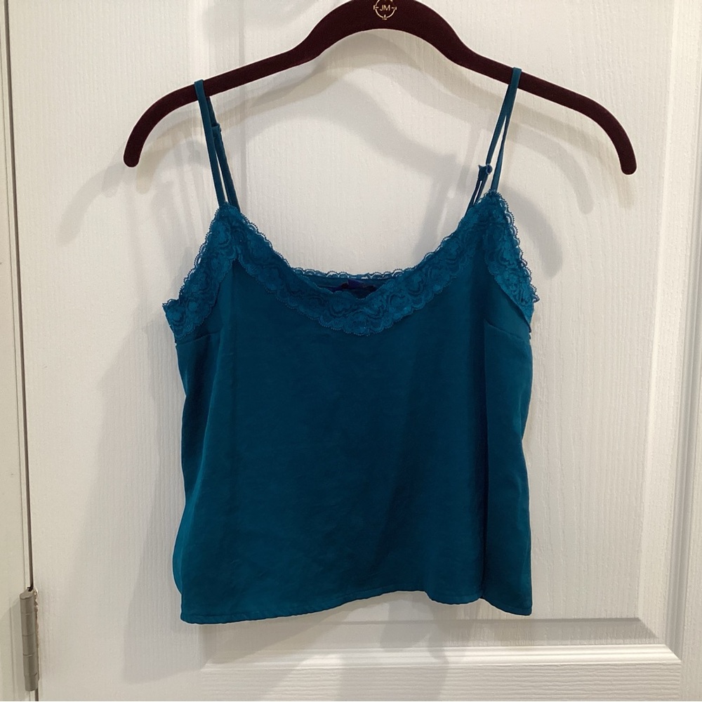 Aeropostale Blue Lace Trim Camisole